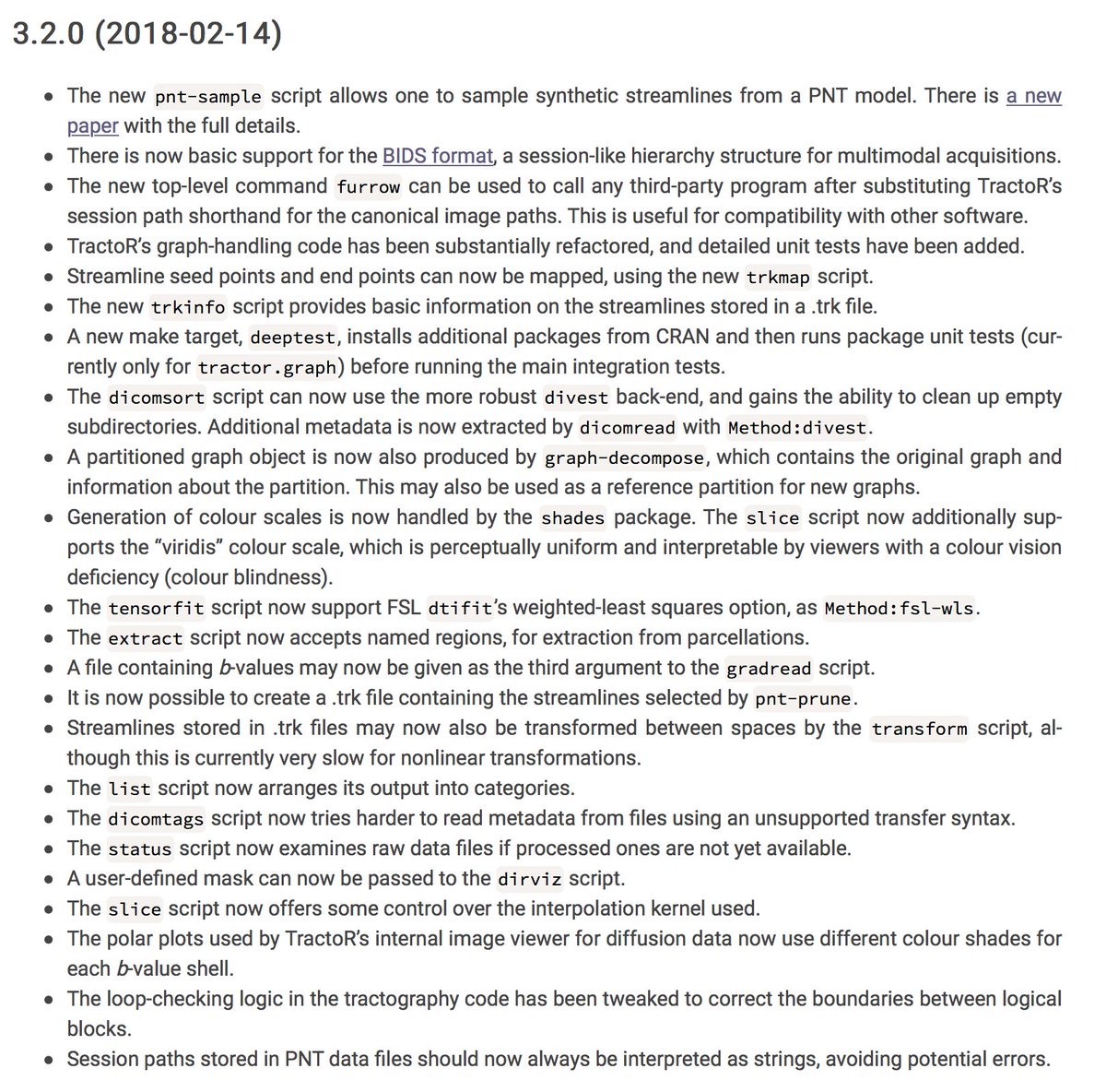 tracto_r's tweet photo. TractoR v3.2.0 is now available! Evaluate PNT models by sampling streamlines from them, read BIDS datasets, use other software with TractoR’s session abstraction
https://t.co/g7yKvIYgq1 https://t.co/SehOF8NOYG