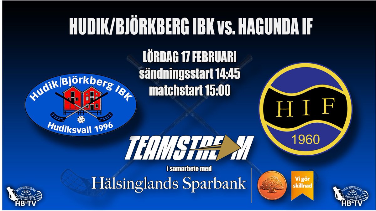 På lördag spelas ännu en viktig match när <a href="/HagundaIF/">Hagunda IF Herrar</a> gästar Håstaholmen och <a href="/Hudikbjorkberg/">Hudik/Björkberg IBK</a>.
<a href="/EdmanJoseph/">Joseph Edman</a> &amp; @JonssonJohn kommenterar matchen och ni ser den här:
play.staylive.se/hbtv/l/5343