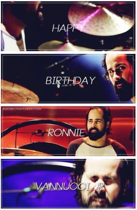 Happy birthday to an amazing, and personally my favourite, drummer Ronnie Vannucci Jr.   