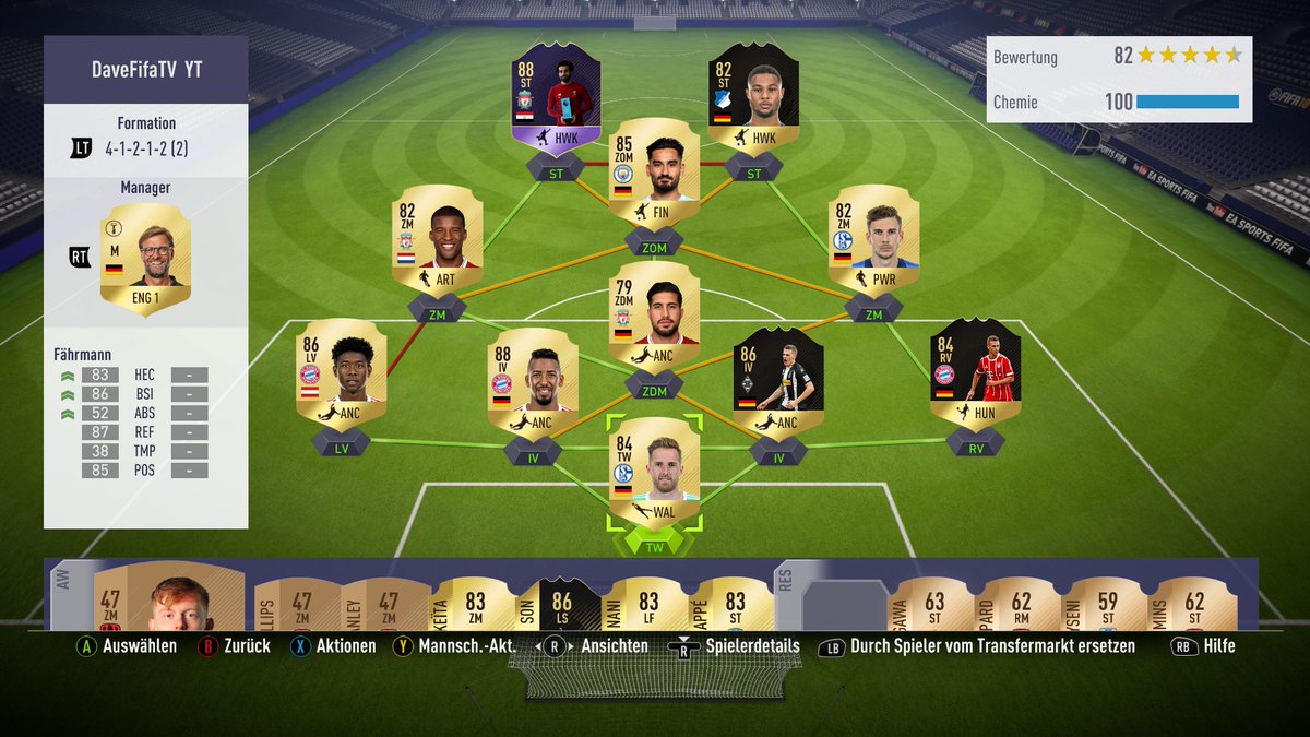 DaveG4mingTV's tweet photo. #SheeshTeam Moin Yaya, das ist mein Fifa Team, habe 65k Budget, Mbappe und Son 86 sind untauschbar, (Würde Son auch gerne weiter als Joker spielen lassen) #PCshare https://t.co/Gnkvv9jZ78