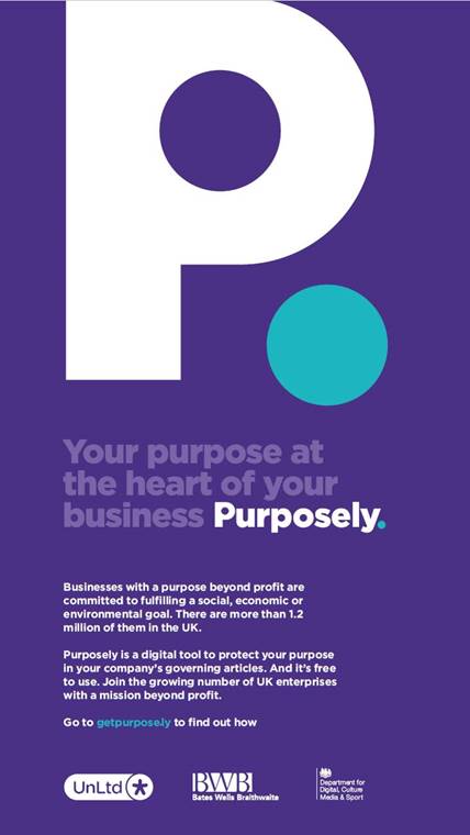 purpose beyond profit...  #purposely