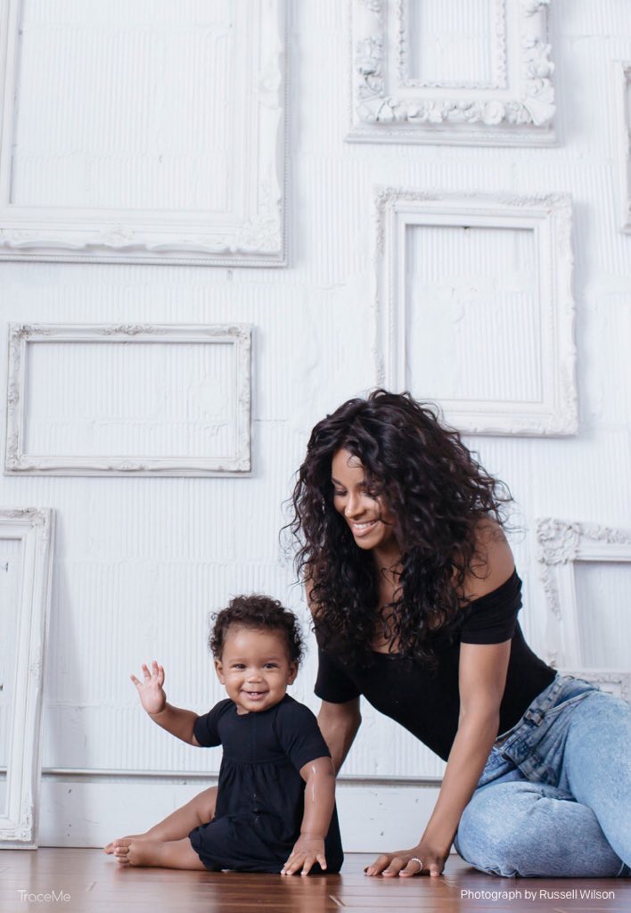 revolttv's tweet photo. Ciara finally shows us baby Sienna 💕 https://t.co/JxSedVDZQO