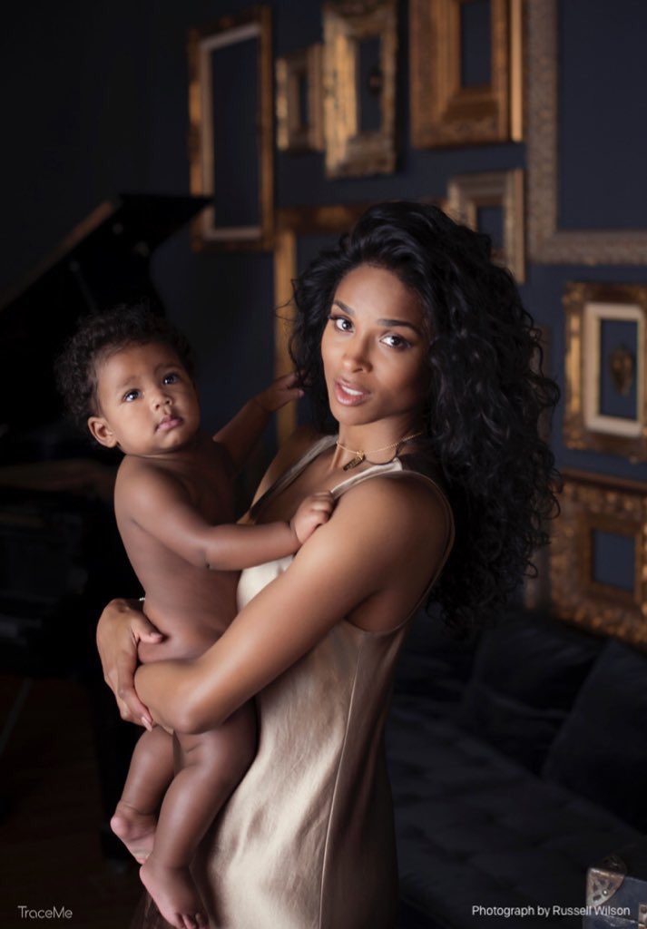 revolttv's tweet photo. Ciara finally shows us baby Sienna 💕 https://t.co/JxSedVDZQO