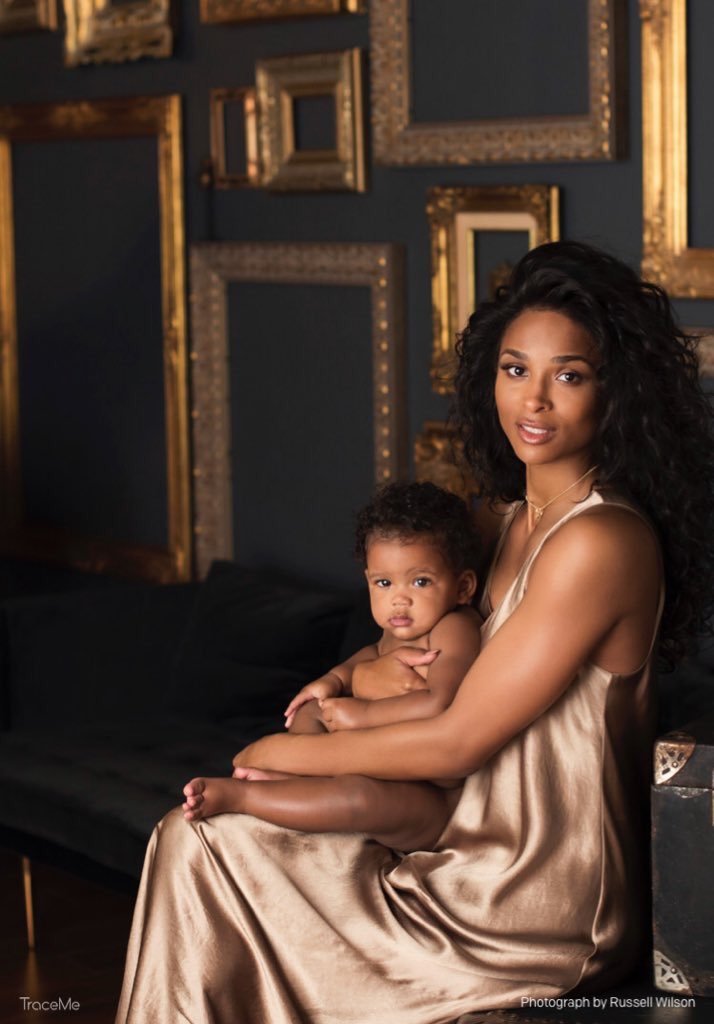 revolttv's tweet photo. Ciara finally shows us baby Sienna 💕 https://t.co/JxSedVDZQO