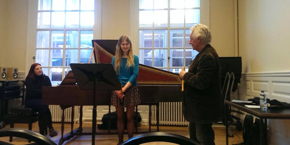 RCMLondon's tweet photo. A fascinating masterclass today with Walter van Hauwe and #RCMRecorders! 🎶 https://t.co/k4n5Ic5G7y