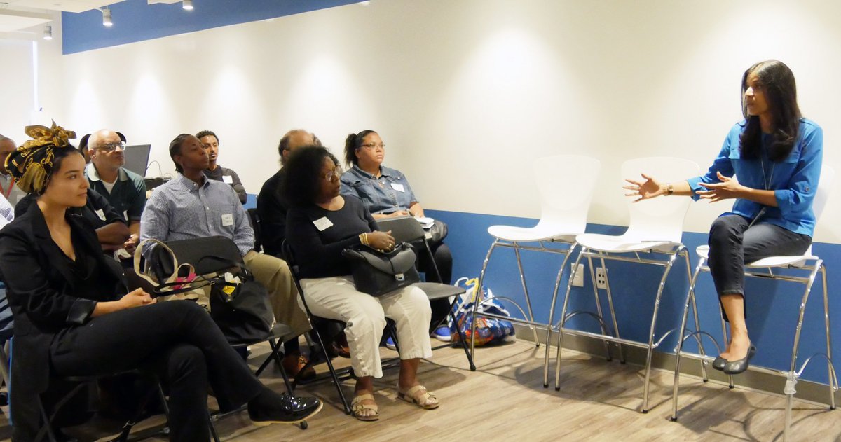 We_ByteBack's tweet photo. .@ArchVem is an inspiring speaker - her session helped make #dctechday a success last fall. Hear for yourself in this new interview with @DC_Inno's own @samsabin923 https://t.co/LJwnBp9tLK https://t.co/LxuZ88UVRq