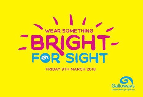 SherryMrsG's tweet image. Will your school, college or workplace join @Gallowaysblind for our Bright for sight day ? #visualawareness #brightforsightday  #gallowaysblind #makeyourdaycount