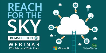 TeleWare's tweet image. Now is the time for #capitalmarkets to take advantage of next generation #cloudservices for their voice and #eCommunication compliance needs. Find out why in our webinar, 27th February @ 11am. Register here &amp;gt;&amp;gt;&amp;gt; bit.ly/2F49xAl #fintech #compliance #MiFIDII