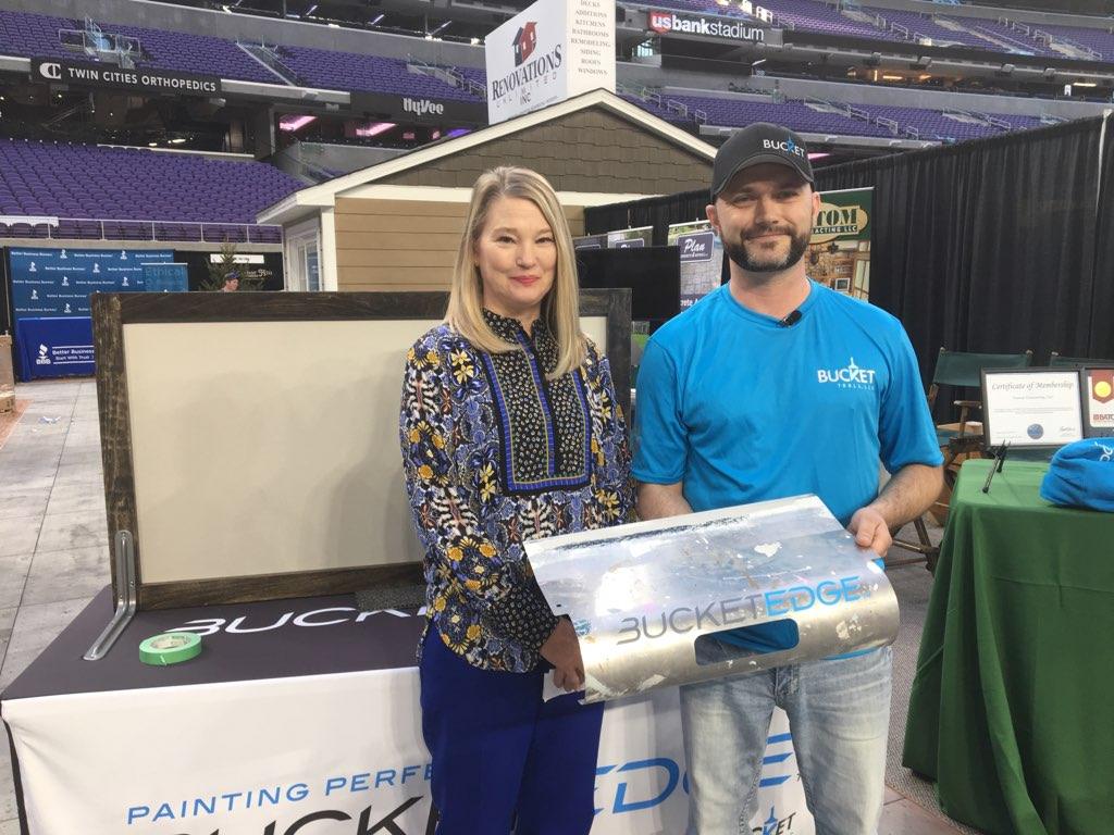 HomeShowMPLS's tweet image. The #Minneapolis Home + Remodeling Show opens tomorrow, but we let @FOX9's @MAFox9 stop by the @usbankstadium for a #sneakpeek!