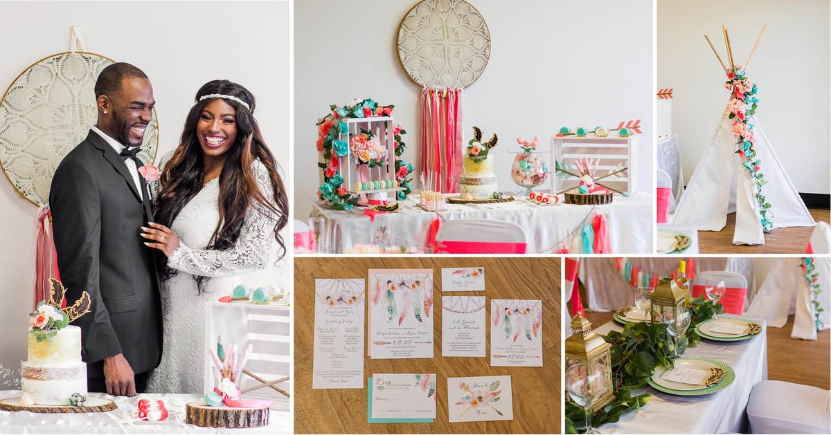 WeddingDayMag's tweet photo. Bold and fun, today's #styledshoot urges brides to think outside the box and dare to be different! #offbeatwedding #offbeatbride https://t.co/vUID91NyYy https://t.co/wenApnJR1f