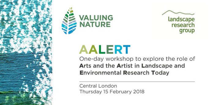 ValuingN's tweet photo. Fantastic, start to the conversation! Thought provoking day at #AALERT looking at The role of arts &amp; the artist in landscape &amp; environmental research. Info: https://t.co/hFlOvYtNl6 @aboutlandscape 
@NERCscience @ahrcpress @EiriniSaratsi @RobFish5 https://t.co/eRhPAUefSj