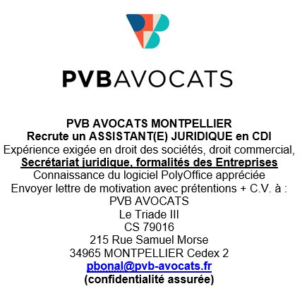 PVB Avocats tweet media
