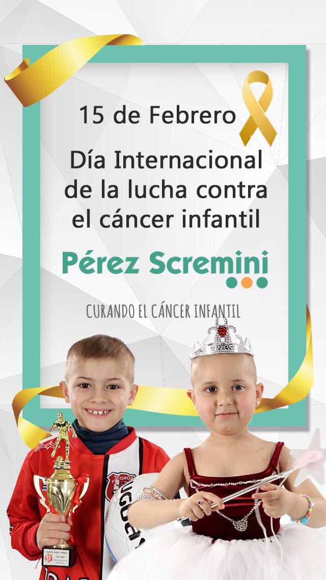 DÍA INTERNACIONAL CONTRA EL CANCER INFANTIL. Todos juntos podemos AYUDAR a todos los VALIENTES @fpscremini 

INTERNATIONAL DAY AGAINST CHILDHOOD CANCER. Together we can help saving the BRAVES.