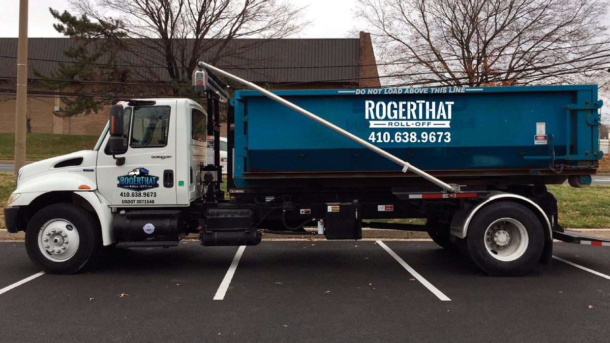 bfranz1234's tweet photo. #rogerthat #rolloff #dumpster #springcleaning #trashout #construction #reliable #reasonable #professional https://t.co/HLjdl5BxGx