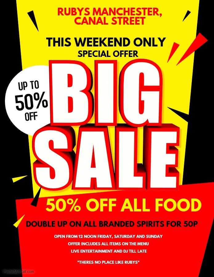 Heading into town this weekend? Pop in and see us ....gorgeous food, delicious cocktails and a cracking special offer! #manchester