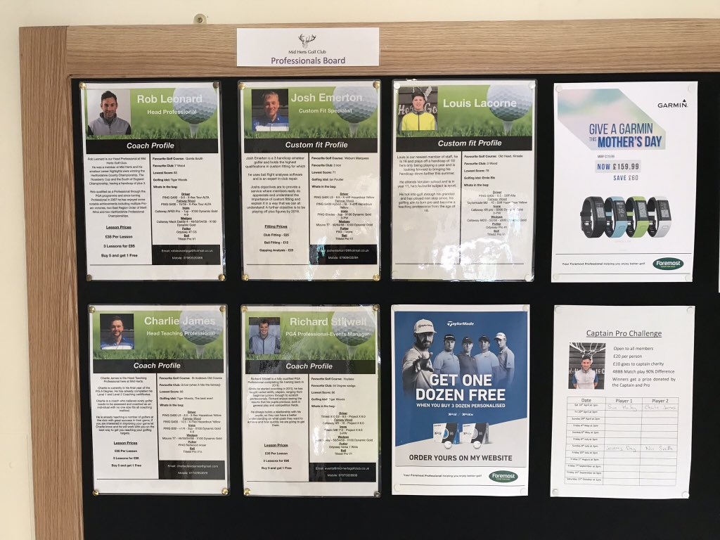 Mid Herts Pro Shop tweet media