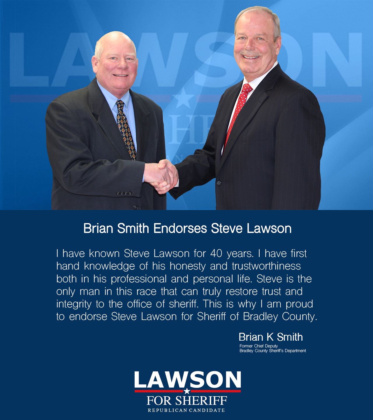 Sheriff Steve Lawson (VoteSteveLawson) / Twitter
