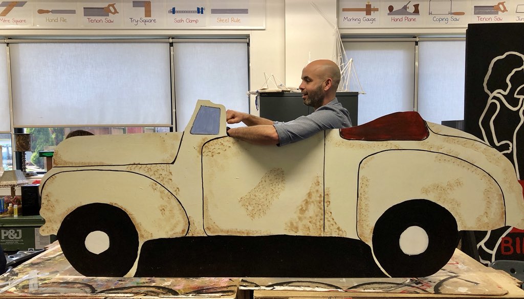 Q3_DT's tweet photo. Grease in a week - Day 4. The staff are really getting into the Grease theme today. #immersiveeducation #dt #design @q3academy https://t.co/uSXNKSWpFD