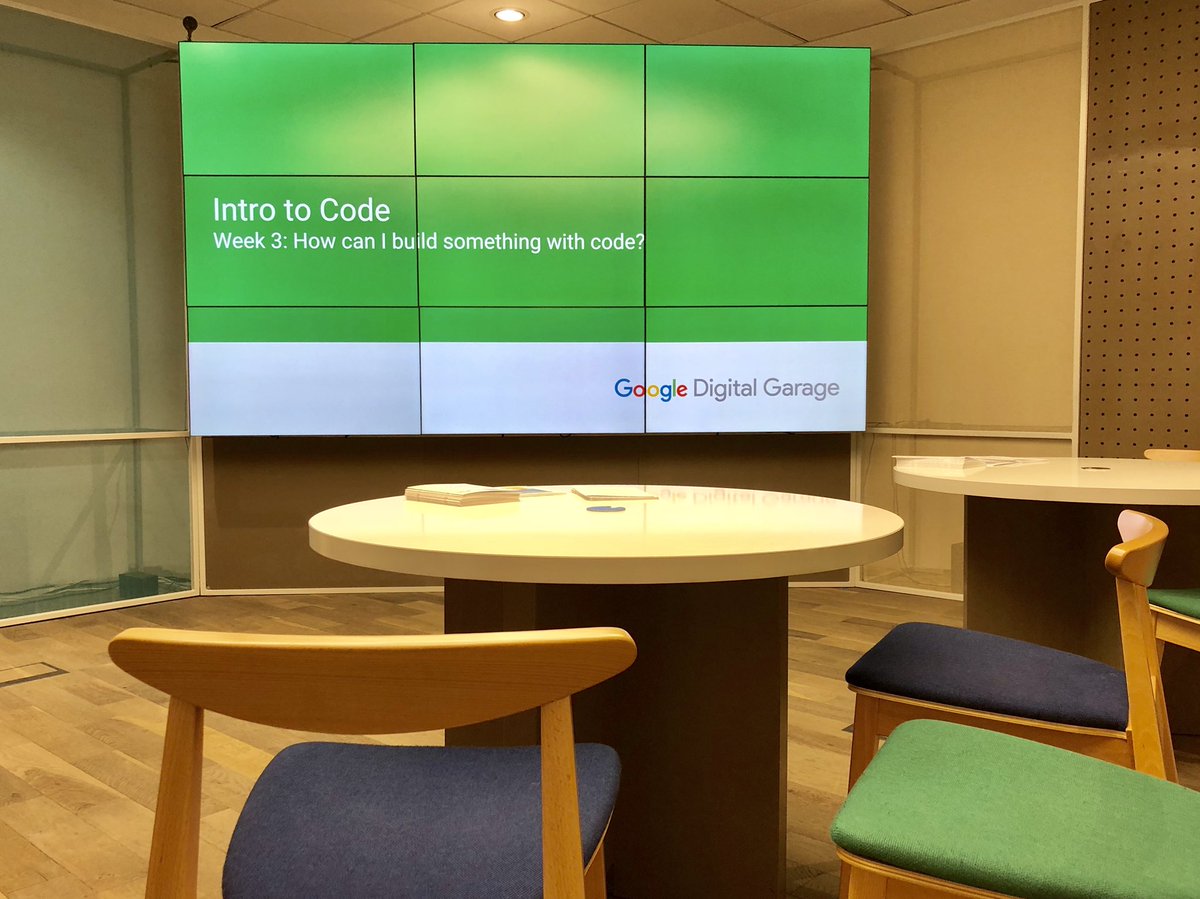 danisasaki's tweet image. Ready for #IntroToCoding week 3 @GoogleUK #DigitalGarage #Sheffield?