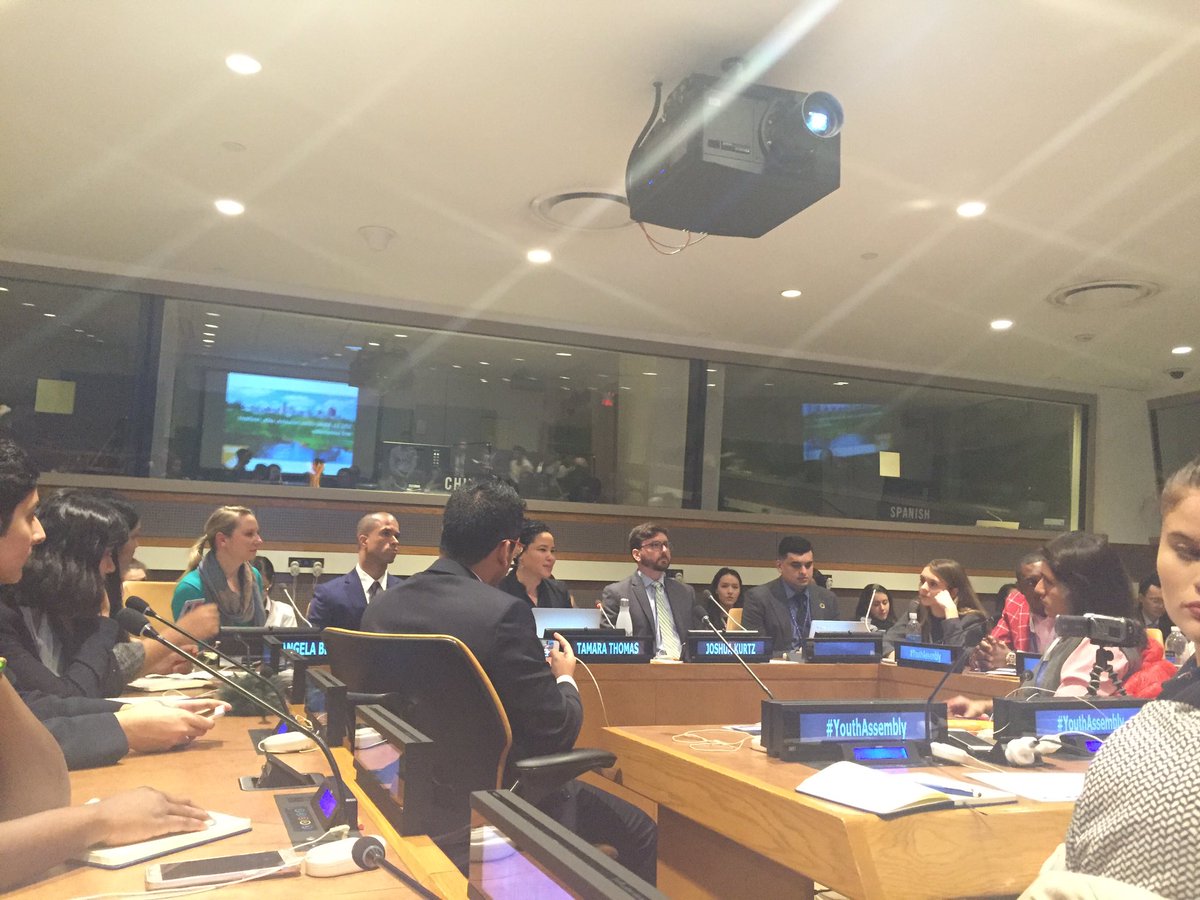 marthallanos's tweet photo. #DelegateDiaries, en la sesión "Finding your voice to change the world" hablamos de las ciudades más inclusivas, resilientes y sostenibles 🙋🏻 #YouthAssembly #Agenda2030 #CocreateImpact https://t.co/PdkuY8YOv8