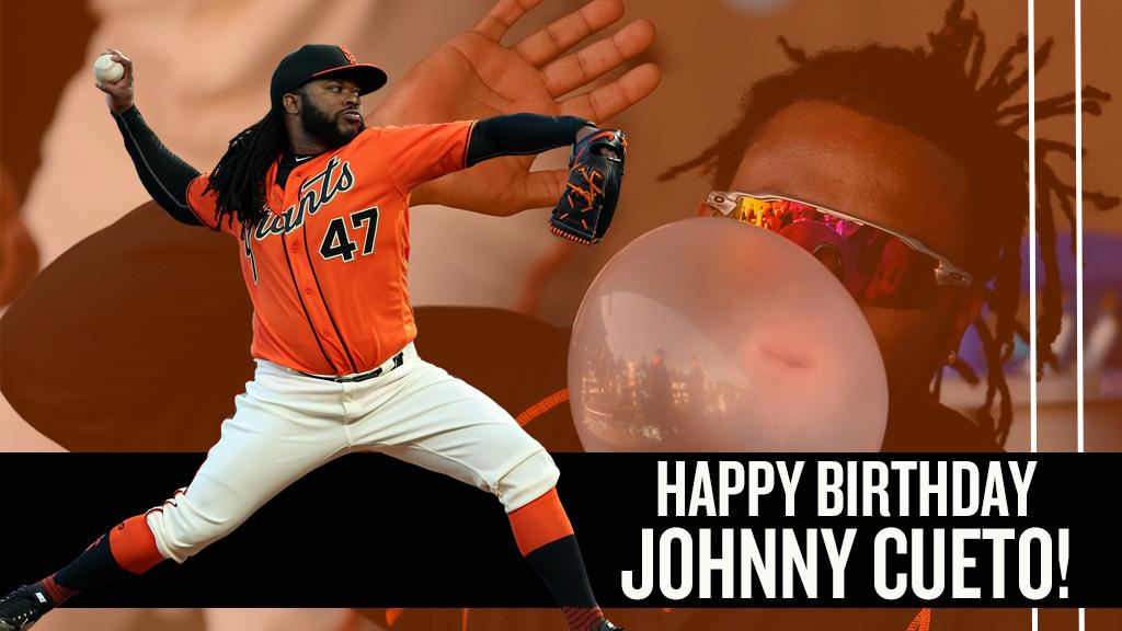 Happy Birthday, @JohnnyCueto! 🎉 #SFGiants https://t.co/FPRTHh400o