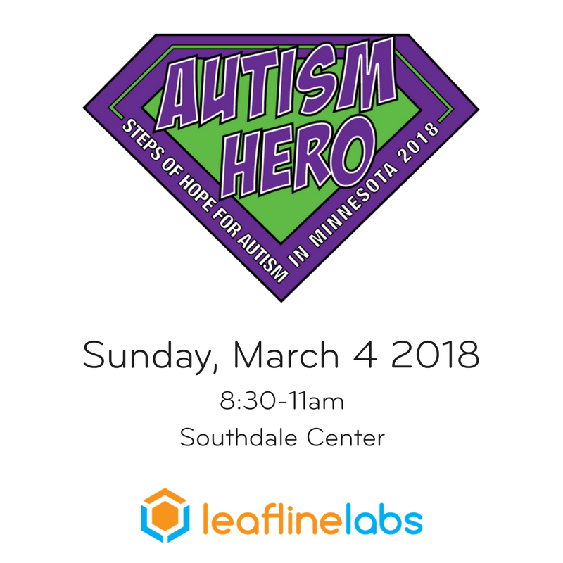 The @LeafLineLabs team will be at the #StepsOfHope for Autism walk on Sunday, March 4. Will we see you there? ow.ly/QW4r30ieVKb