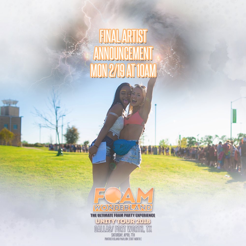 Foam Wonderland on Twitter "DFW 🔥 We knew this was going to be our