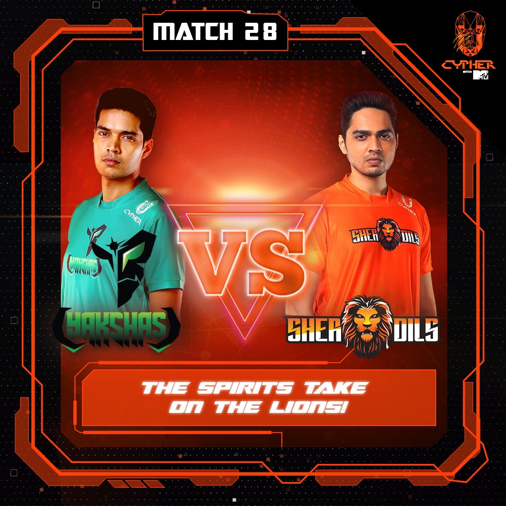 uc_sherdils's tweet photo. The spirit is strong and so is the lions' roar! Watch #Yakshas vs. #Sherdils tonight at 10 PM on #UCypher https://t.co/ULSdv6BHKR