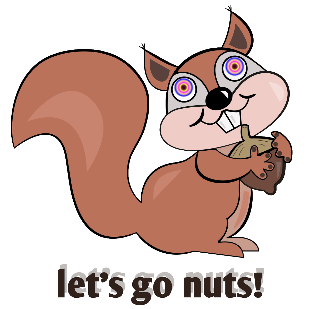 It's nice to be and feel a little crazy sometimes. Like this tender squirrel who enjoys his magical peanuts. #crazy #epic #friend #friends #fun #funny #funnypictures #squirrel #nuts