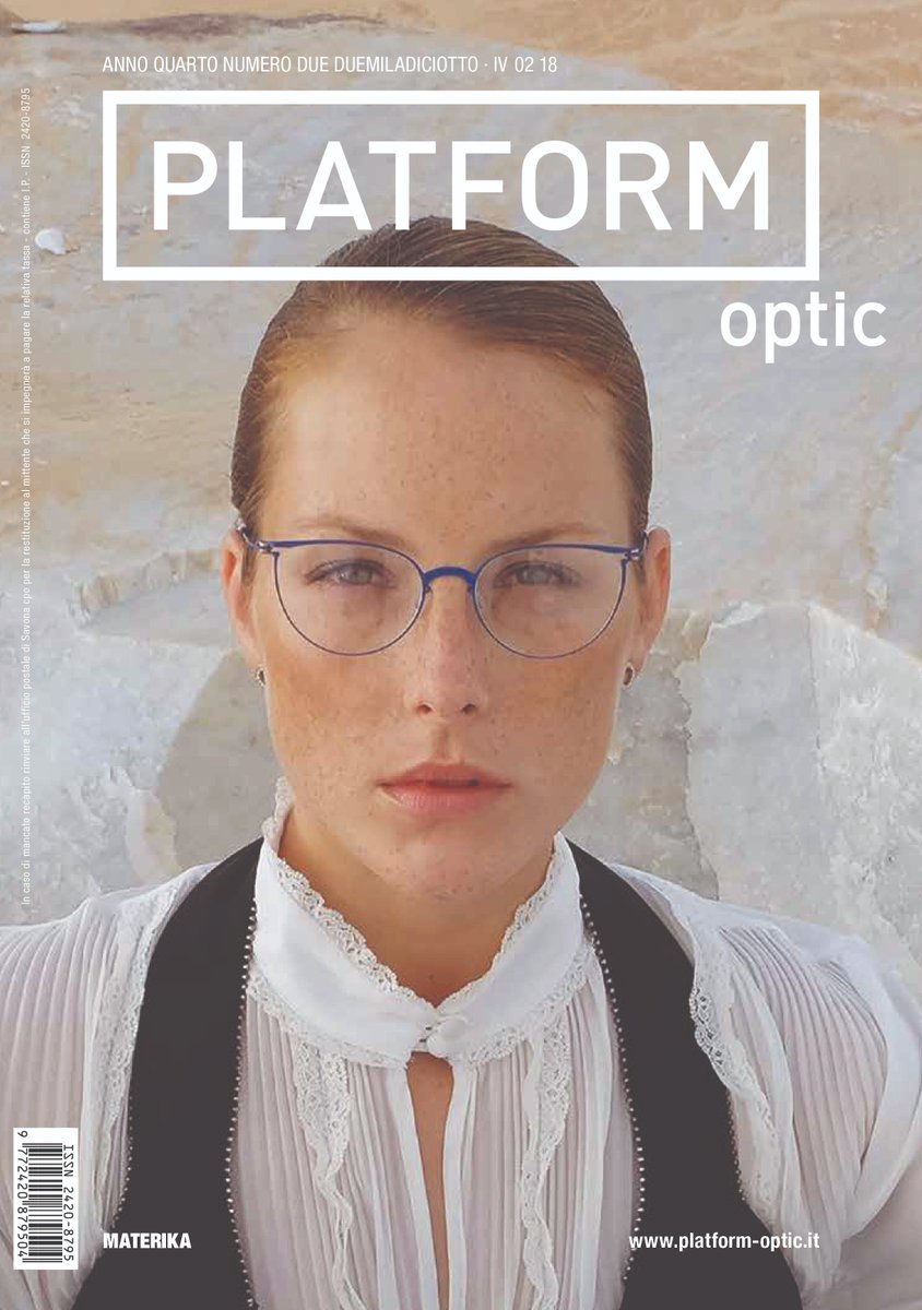 PlatformOptic's tweet image. Il nuovo #PlatformOptic con i copertina @Look_Occhiali MATERIKA
Modello mod. 70522 Titanium!