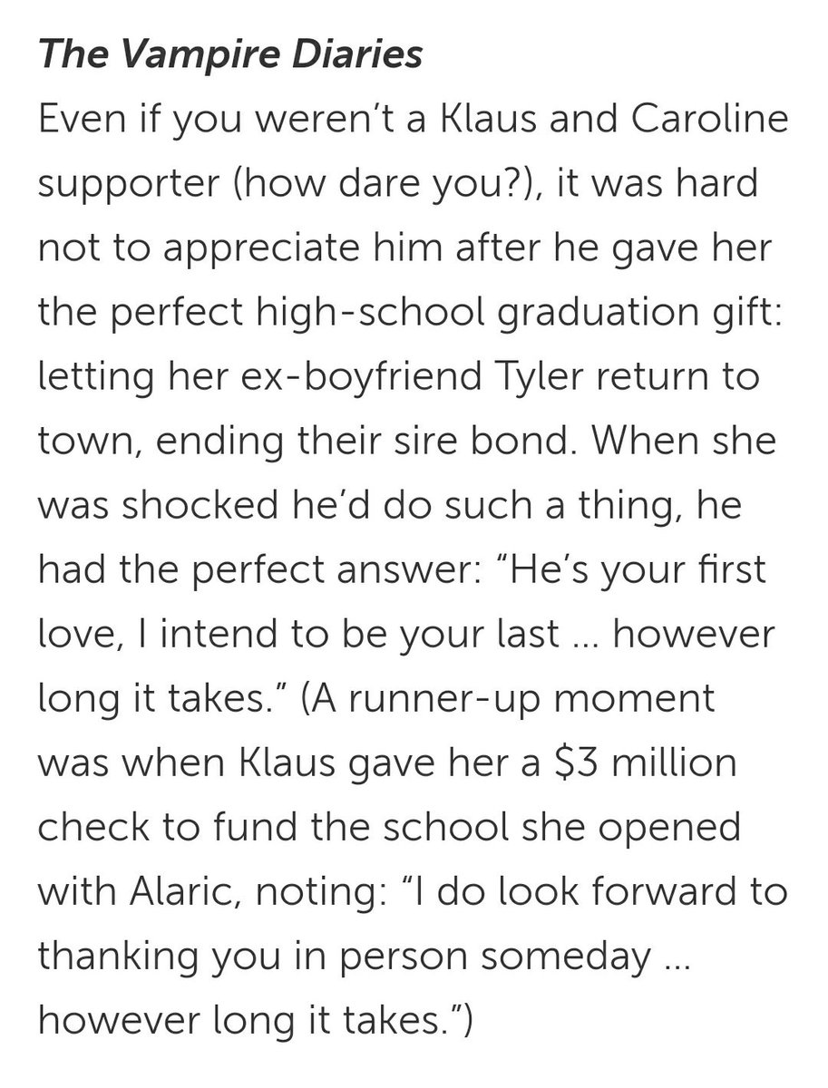 Joey_Prue's tweet photo. Of course Klaroline was in Romantic Gestures on TV That Will Make You Swoon List 😍
https://t.co/oHbgiyjXq5 https://t.co/NyXD9qhXOT