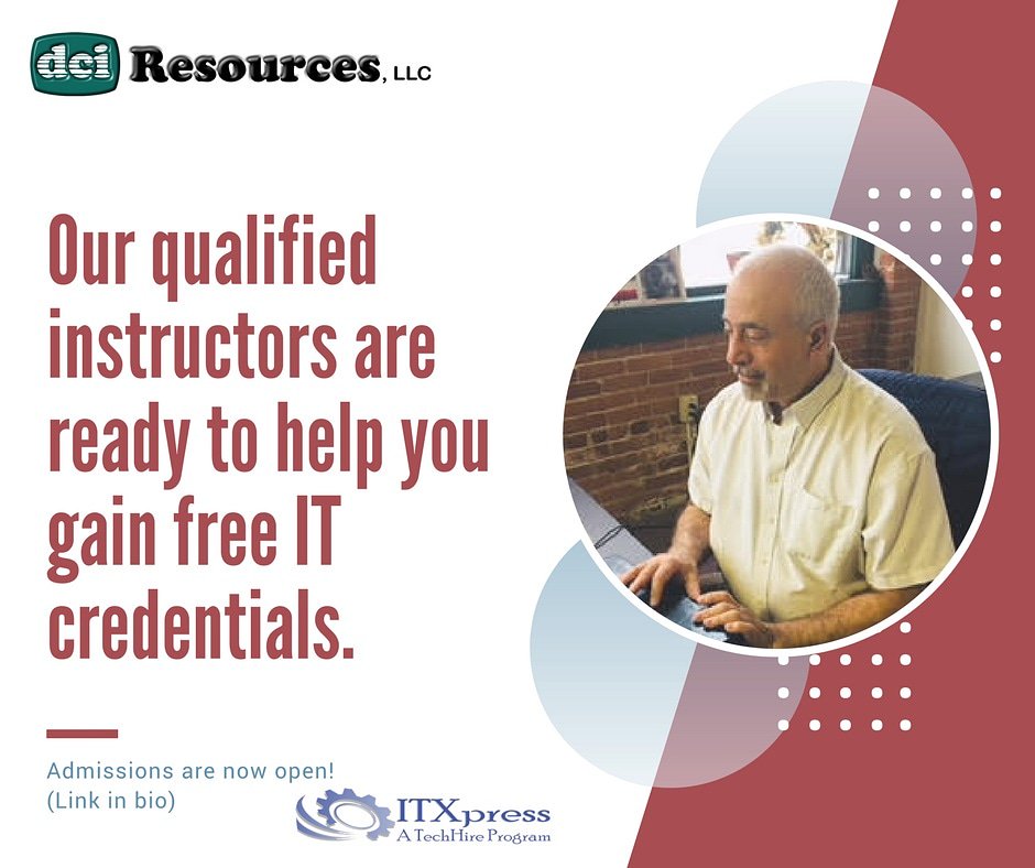 DCI_Academy's tweet photo. #DCIResources #TheLearningAcademy #CompleteBusinessSolutions #ITXpress #TechHire #CareerDevelopment #CareerPathways #Free #Training #Education #design #create #integrate #youth #youngadults #Microsoft #CompTIA #CSS #CertifiedEthicalHacker #DataScientist #CyberSecurity #DevOps https://t.co/Xgkm3T0T2L