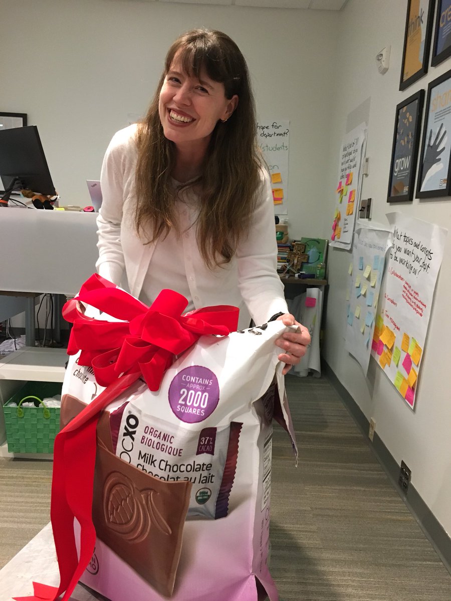 cgvision2020's tweet photo. This should last you at least a month. Congratulations and happy birthday Dr. Jett! #2000piecesofchocolate #onlyatgibbons #gibbonsgrateful @JaniceJett1 https://t.co/fU9XCvm4Vp
