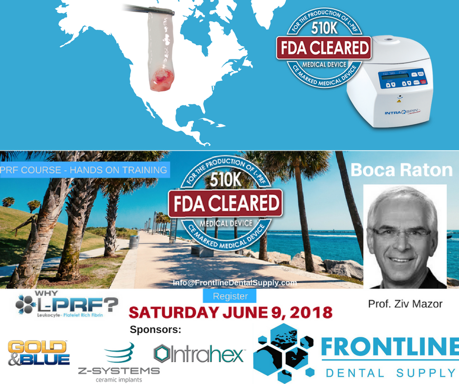 frontline_dent's tweet photo. Join Prof. Ziv Mazor June 9th in Boca Raton, Florida as we continue to shift the paradigms in Implant Dentistry. Topics: PRF/ Dentin/ Ossean Implants
Learn about the biologic revolution! 
#PRFCOURSE #PRFBLOCK #DENTINBLOCK #DENTINGRINDER
 #GOLDBLUE 
https://t.co/4ZzsPsGt96 https://t.co/2gcNgQxOFk