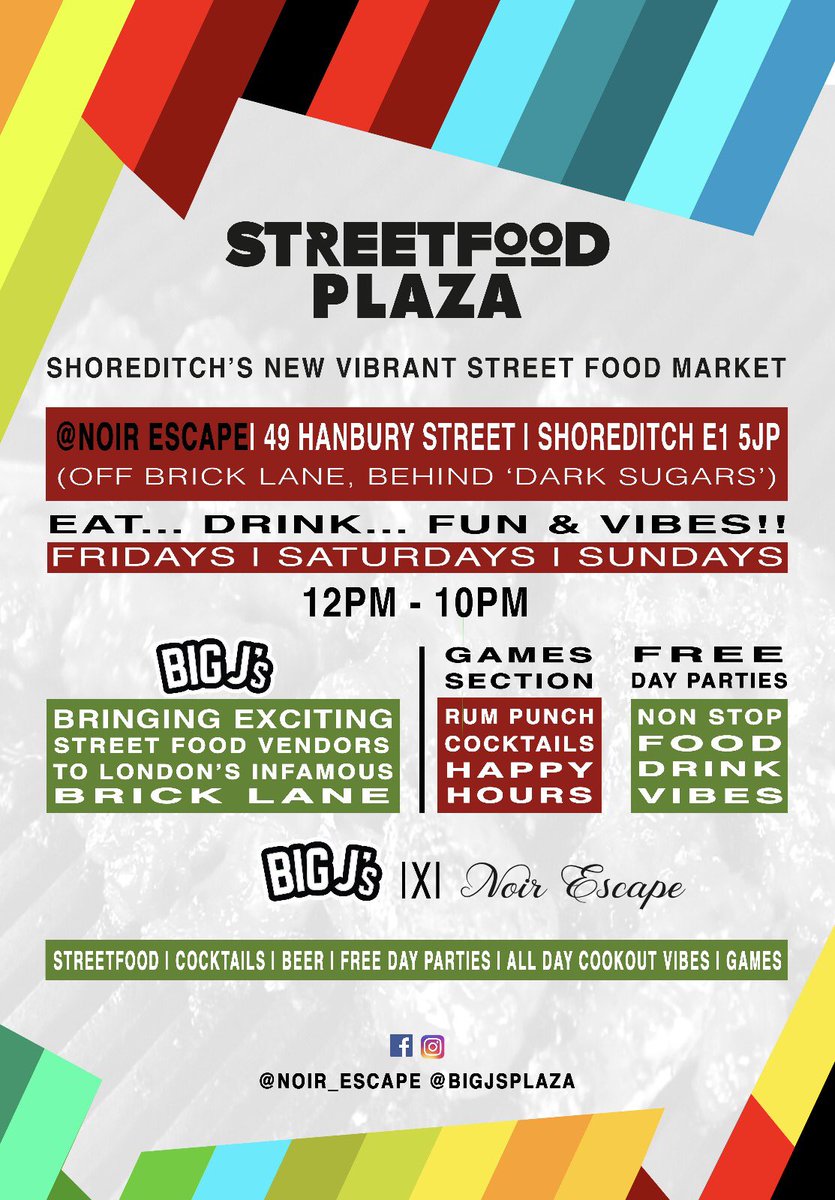 noirescape_'s tweet photo. We’re launching our new Streetfood Plaza in collaboration with @streetfoodclash! 
Opening March 2nd and with a launch party on March 3rd, it’s not to be missed! https://t.co/ALSM9P3JEB