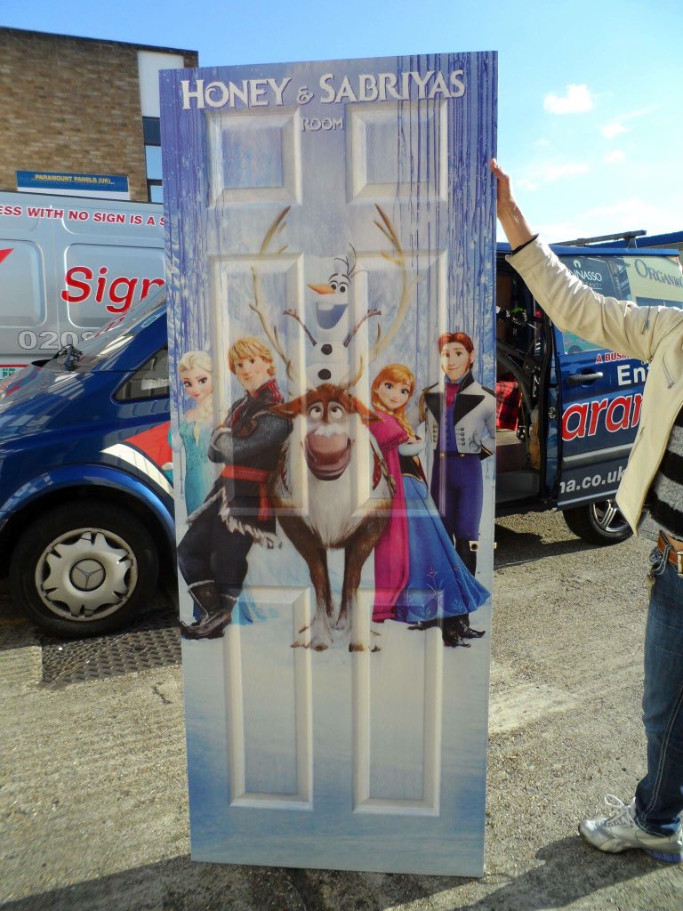 It's not just business related signage that Charlie and the team <a href="/TheSignExpert/">Charlie Sendula</a> produce. Look at this fantastic door with wrap they made. Perfect for any child's bedroom