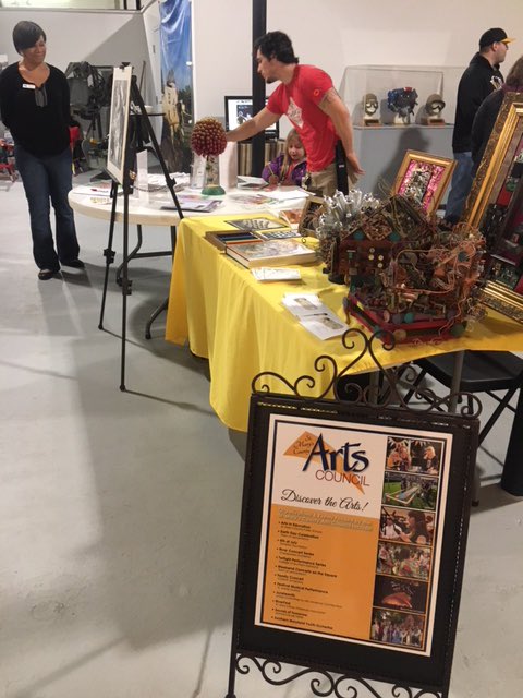 SMCArtsCouncil's tweet photo. It was great to meet everyone last Saturday at the first annual Pax River Naval Air Museum Technology &amp; Arts Expo! Thank you for stopping by our table! #PRNAM #STEAM #smcartscouncil #lexingtonpark https://t.co/ZQoflwgmrU