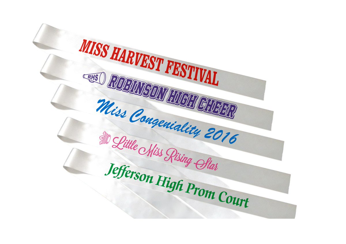 PageantSashes's tweet image. .
Virtually unlimited options! -  endangerous.com/pageant.html
.
#sashes #pageant #prom #cheer