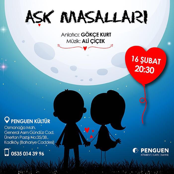 Aşk Masalları yarın Penguen Kültür’de!