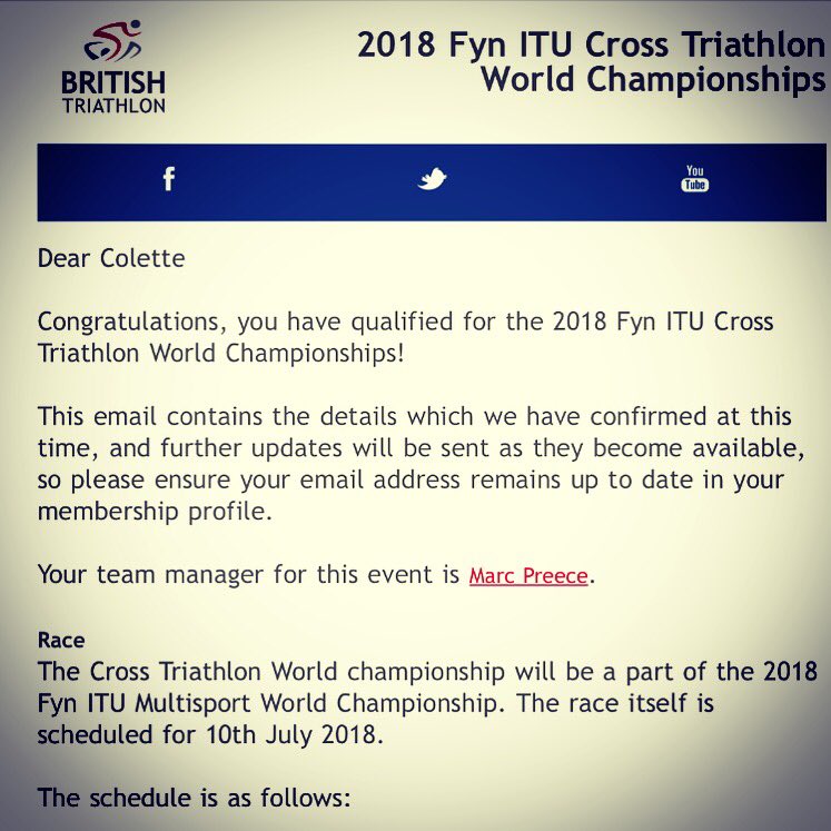 CKitterhing's tweet image. All getting very real now 😃 so excited to be racing in #CrossTriathlon this year. New challenge &amp;amp; new off road adventures ❤️ #highfivefyn #fyn2018 #itumultisportworldchampionships