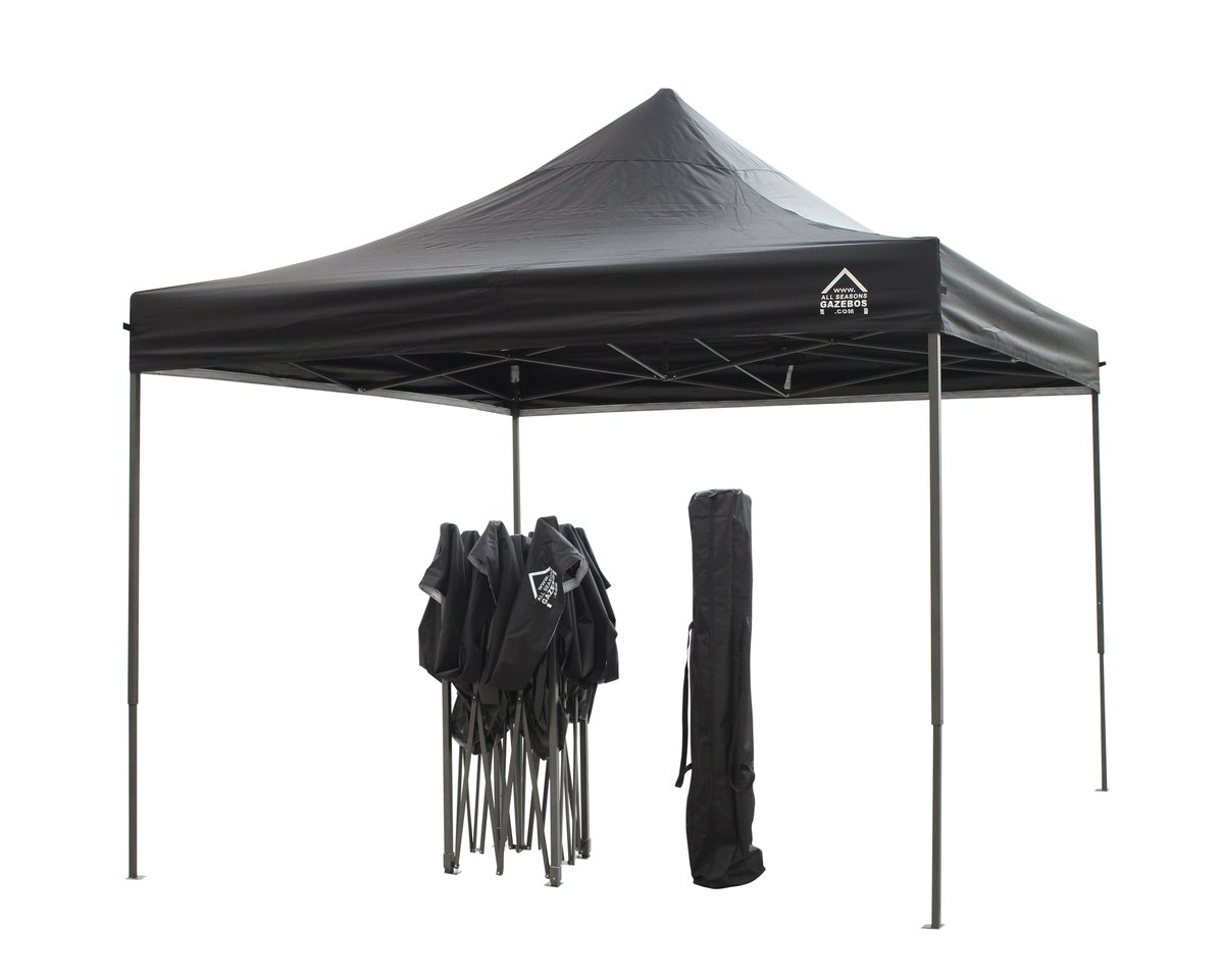 #allseasonsgazebos #HeavyDuty #FullyWaterproof 3x3m #PopUpGazebo
This particular model is priced at £139.99. With this item you will receive; canopy, powder coated steel frame, guy ropes, tent pegs and a wheeled storage bag.  Contact us on 01375 858241 for more information