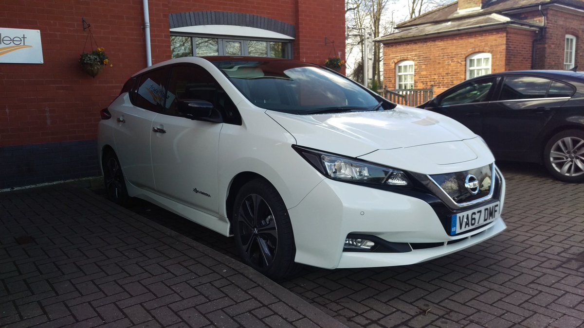 ScottSGFleet's tweet image. New Nissan #Leaf. First one I&apos;ve seen where I&apos;m allowed to take photos 😁