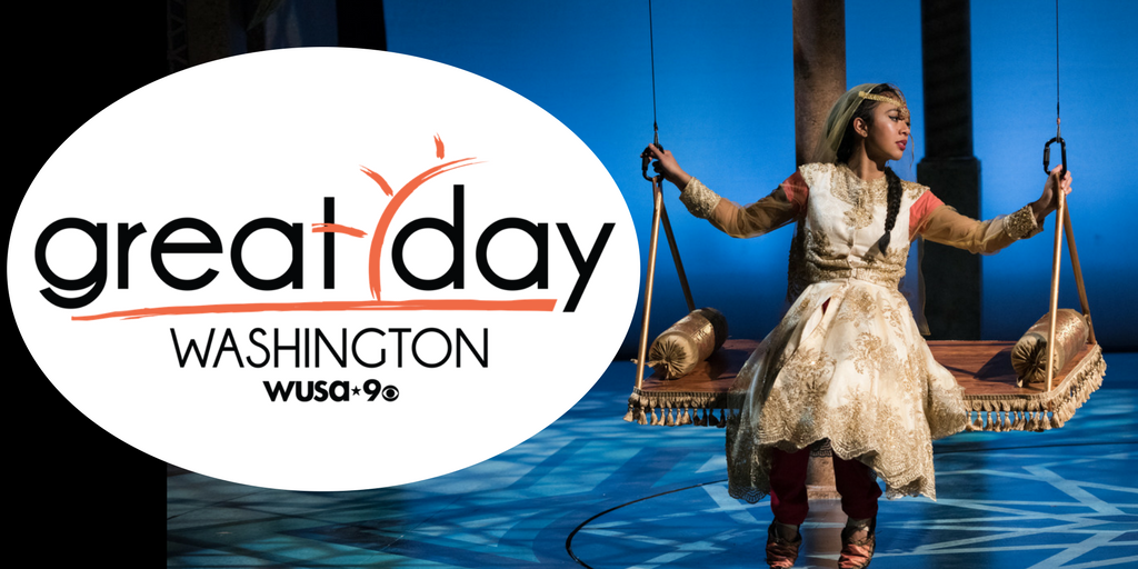 I_Stage's tweet photo. We're now LIVE with @greatdaywash and @andihauser ! Watch here for a sneak peek of #IStagePrincess: https://t.co/f0qB7FTpV9 https://t.co/X7ACSeyI1B