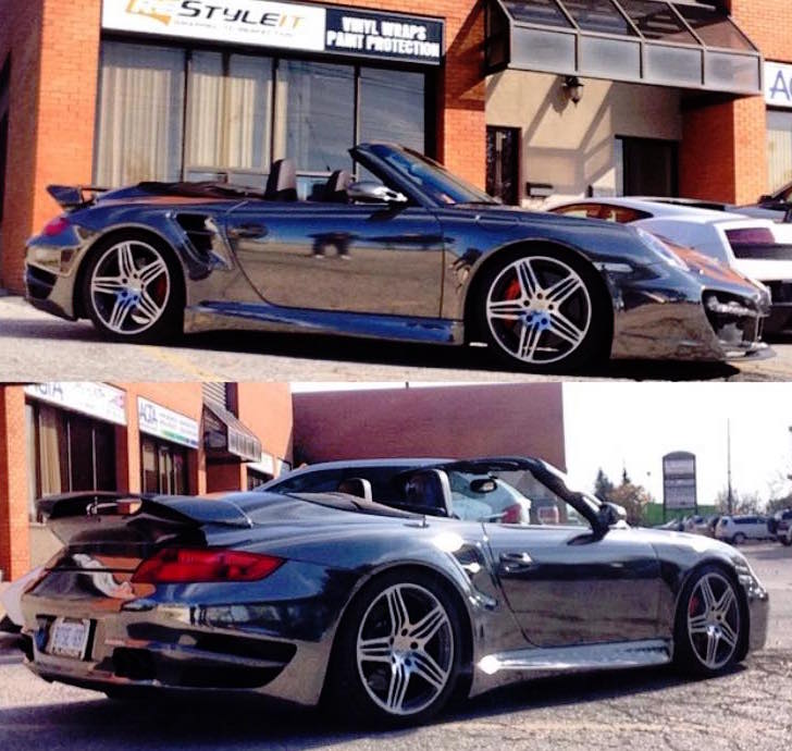ADGraphics_NA's tweet photo. It’s hard to describe the look of #ConformChrome Black, so we’ll let this #colorchange wrap by @reSTYLEit do the talking. Check out all our chrome films! https://t.co/kdpylzLgvf https://t.co/13uu3HRAOu