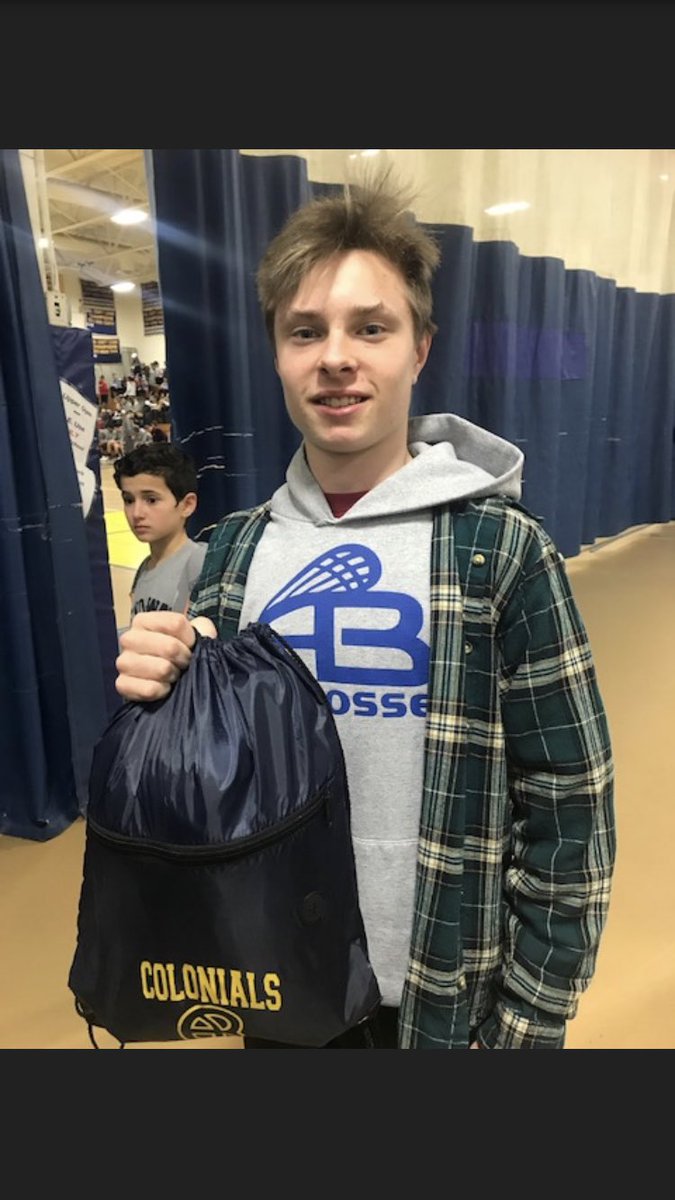 Congratulations to John Goguen who was the winner of the ABSAF AB Colonials gift bag at Tuesday night’s boys Varsity Basketball game. All ABSAF passholders who entered the game were eligible to win