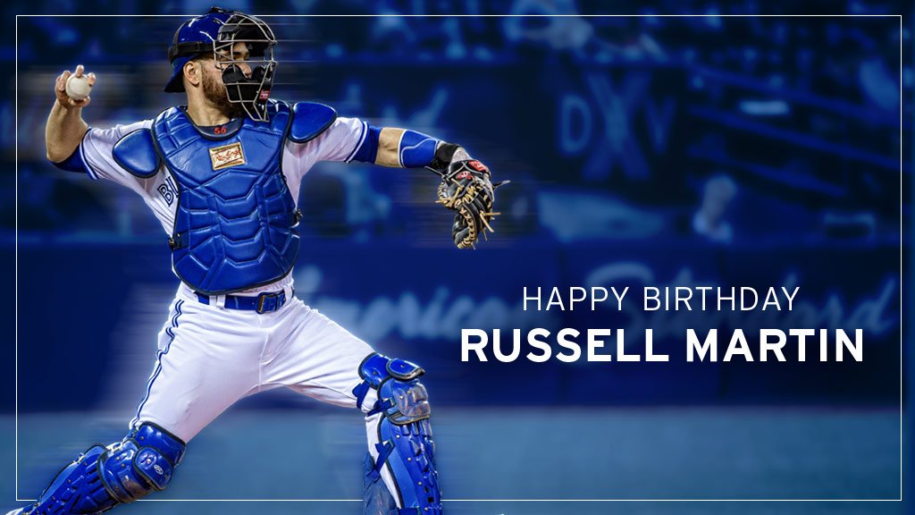 🎉 Bonne fête @russellmartin55! 🎂  RT to wish #RussellTheMuscle 🇨🇦 a happy birthday! https://t.co/wvDnkC0AKu