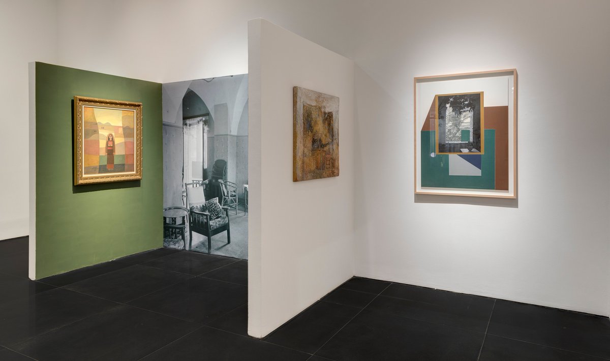TABARIARTSPACE_'s tweet photo. By facilitating a dialogue between two different generation of artist, El Beit casts a light on the ongoing impact of the Palestine - Israel conflict whilst providing an insight into various artistic practices and perspectives in Palestine today #elbeit 6 February - 8 March https://t.co/S7t2s67o0f