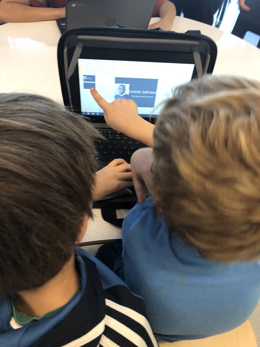 5McCormack1's tweet image. Using our chrome books to research African American Inventors with our buddies @MsPBond @DartmouthSouth #seewhatiamlearning #AfricanHeritageMonth