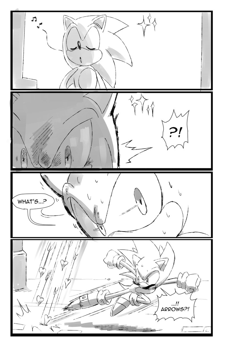Valentine's day comic i did yesterday,part 1 (the definitive tweet lol) 