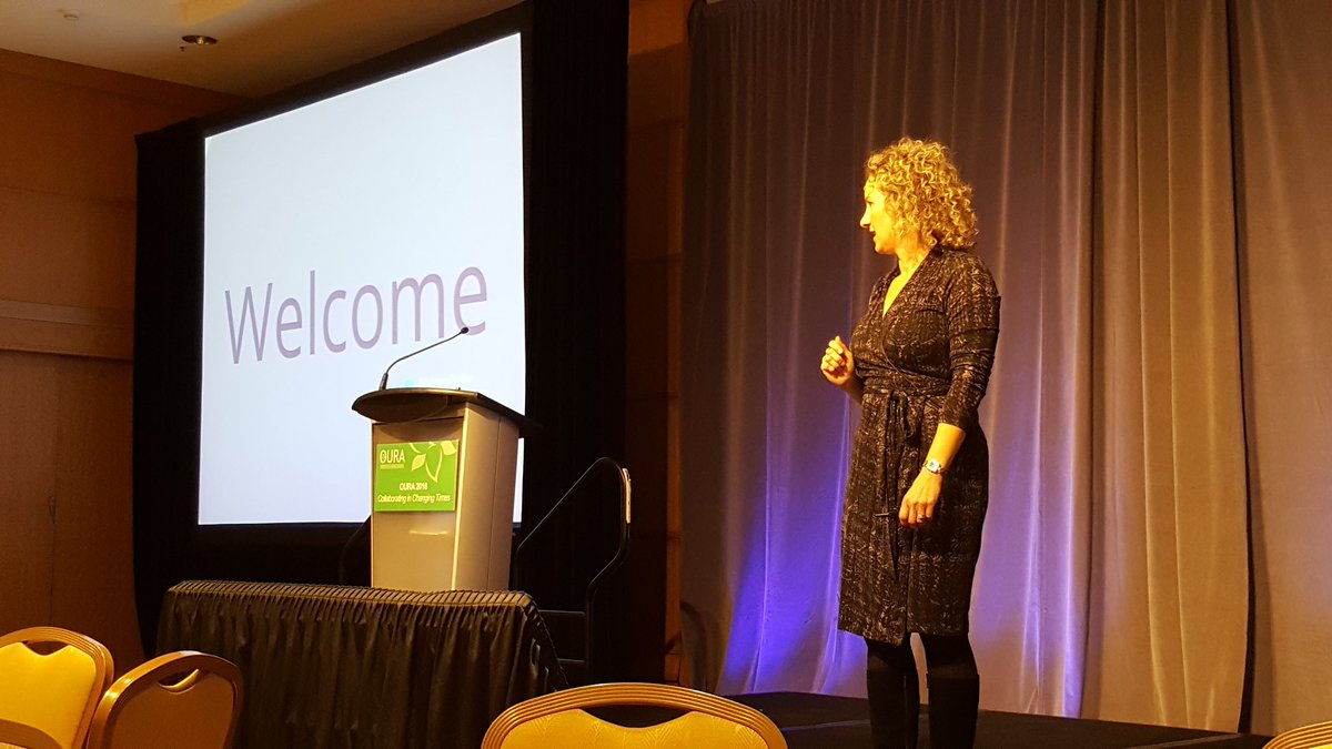 ouraconf's tweet photo. Welcome to day 2 of #oura2018. It's another amazing day... and we are kicking it off with @AdrianaGirdler https://t.co/D5OEeWql9n